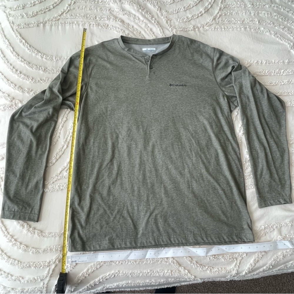 Columbia Men's Gray OMNI-WICK Long Sleeve Shirt